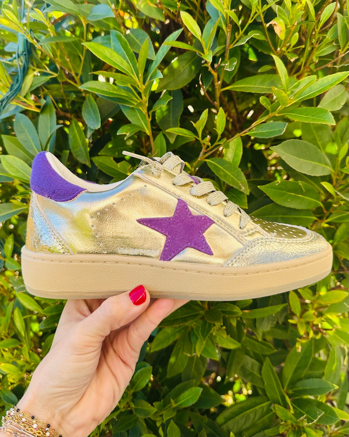 Vintage Havana Denisse 41 Sneakers- Purple/Gold