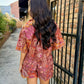 Izzy Botanical Skort- Terra Cotta