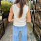 Finn Knit Tank- Cream