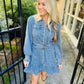 Belted Denim Dress