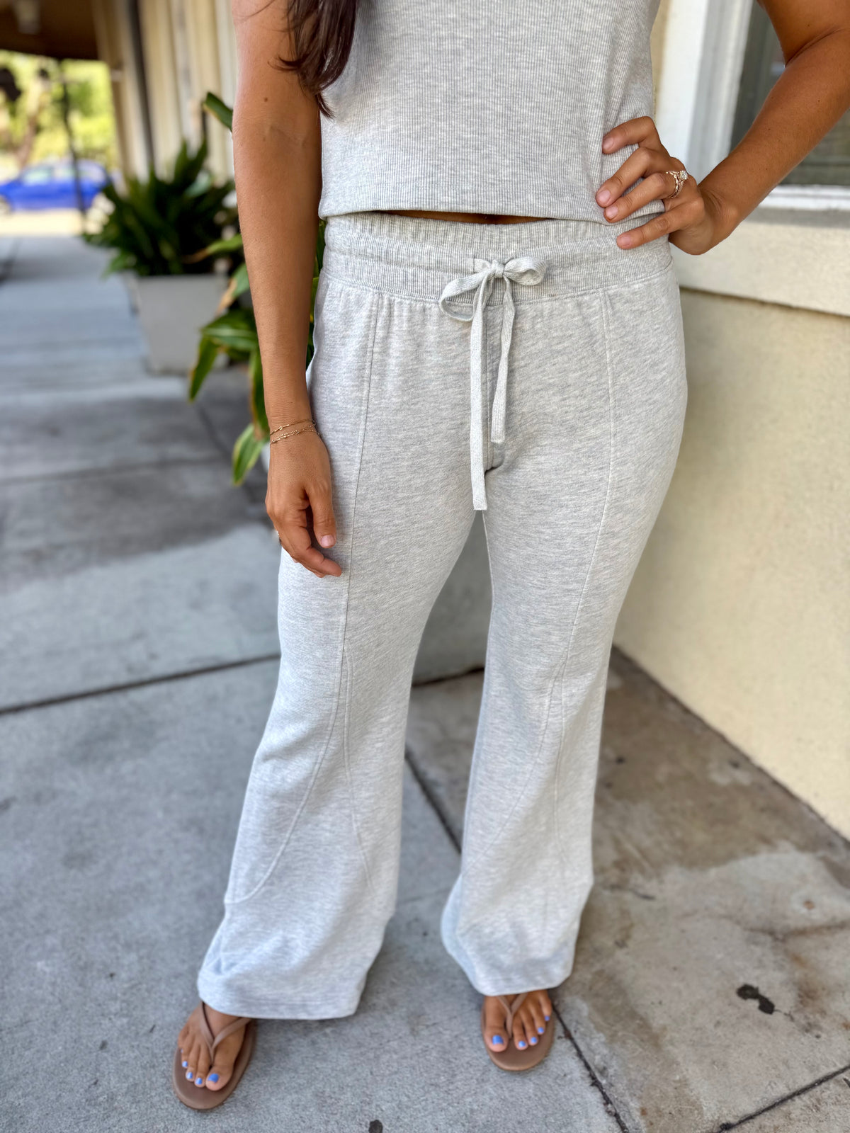 Lulu 2 PC SET- Heather Grey