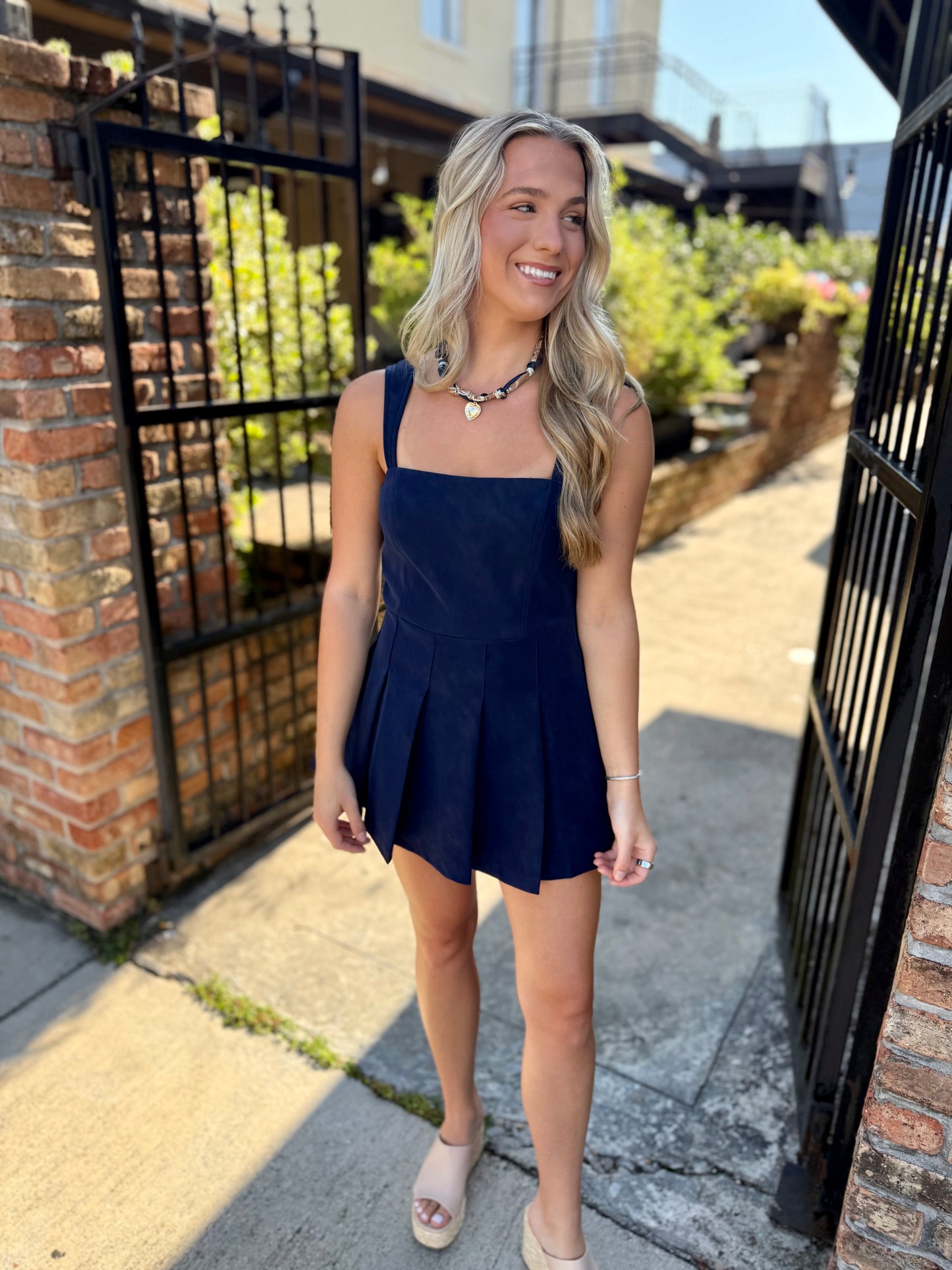 Kylie Romper- Navy