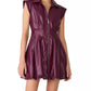 Dyanne Dress- Deep Fig