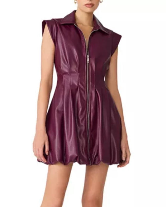 Dyanne Dress- Deep Fig