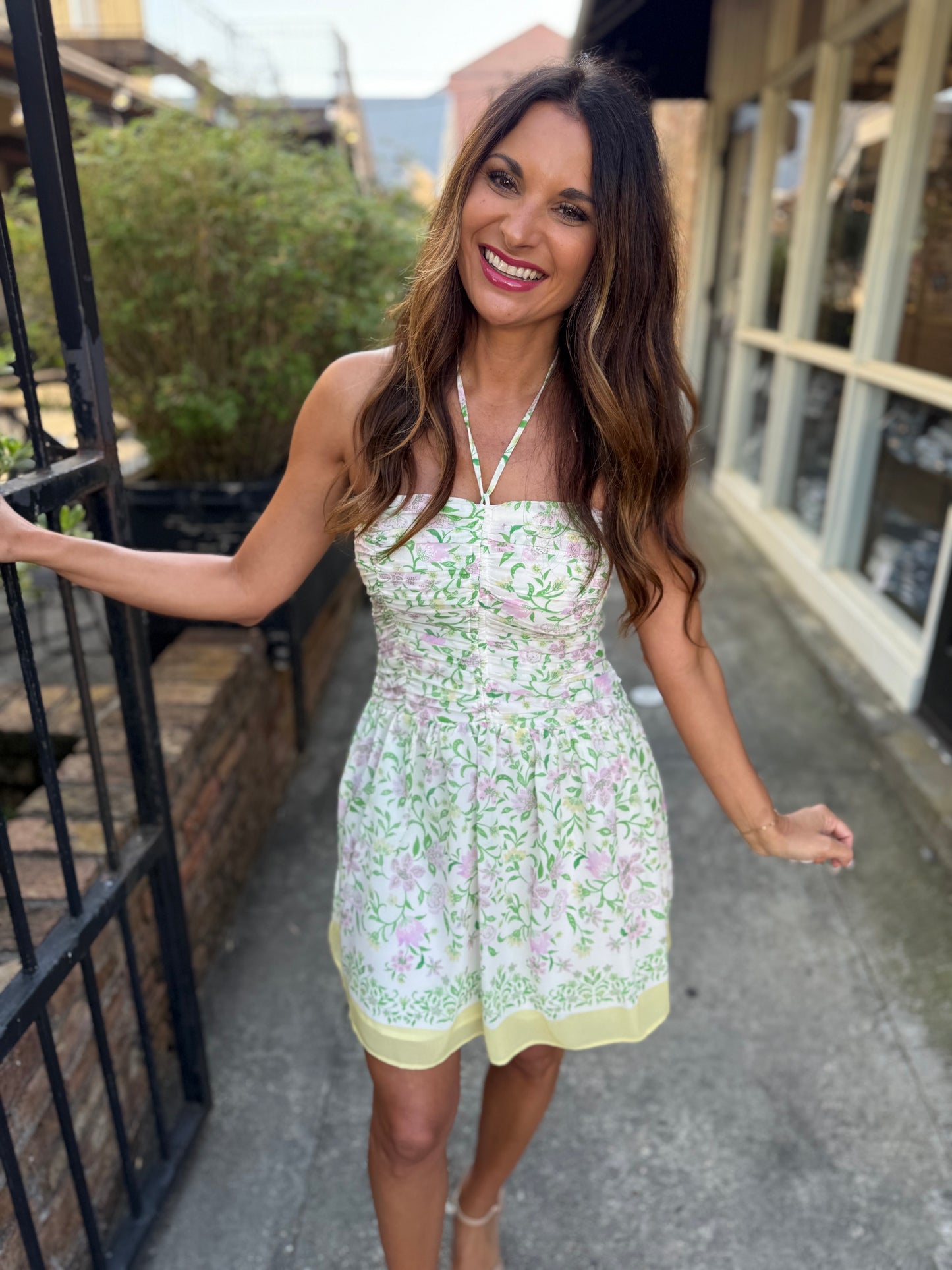 Wisteria Muse Mini Dress