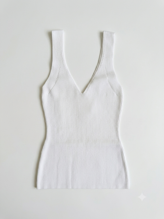 Kaia Tank Top- White