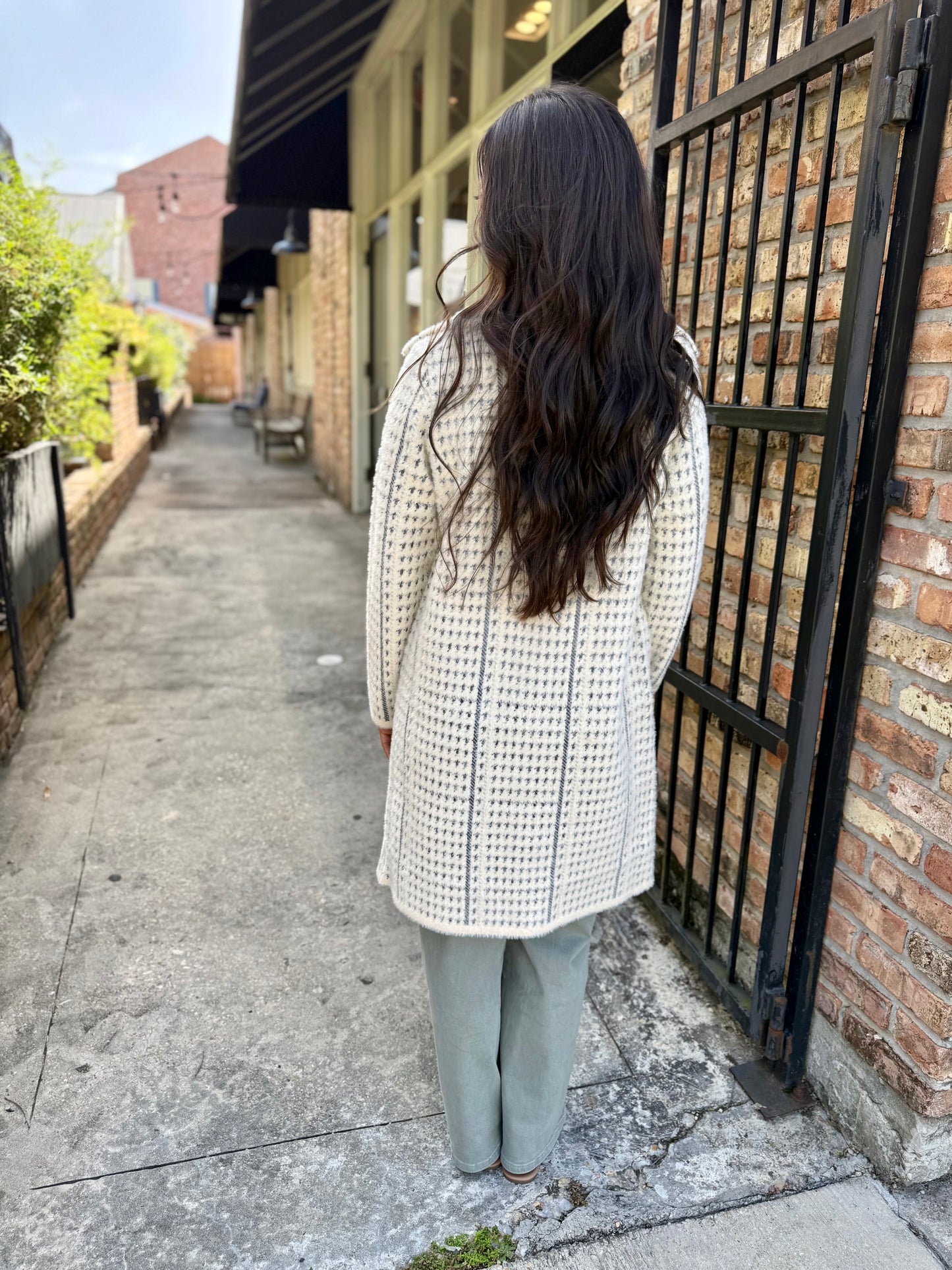 Marceau Houndstooth Coat