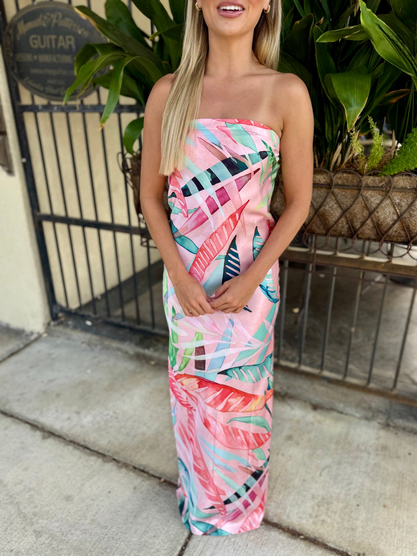 Eliana Dress- Tropical Sorbet