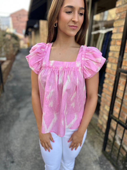 Layla Aurora Top- Pink