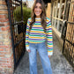Baronne MG Stripe Sweater