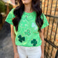 Queen Groovy Shamrock Tee