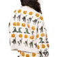 Witch Hat, Pumpkin & Cat Mockneck Sweatshirt