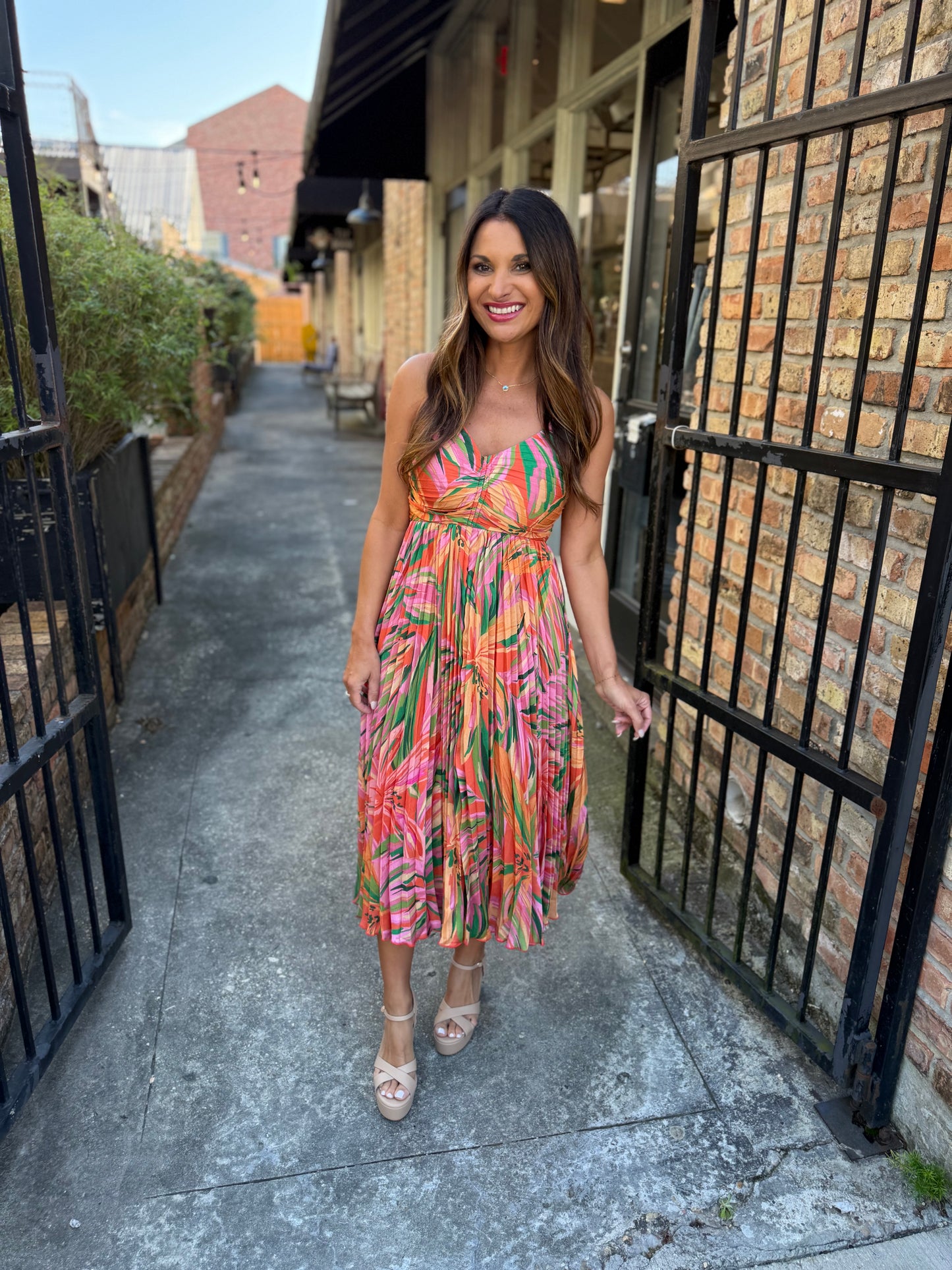 Sunset Ridge Maxi Dress- Multi