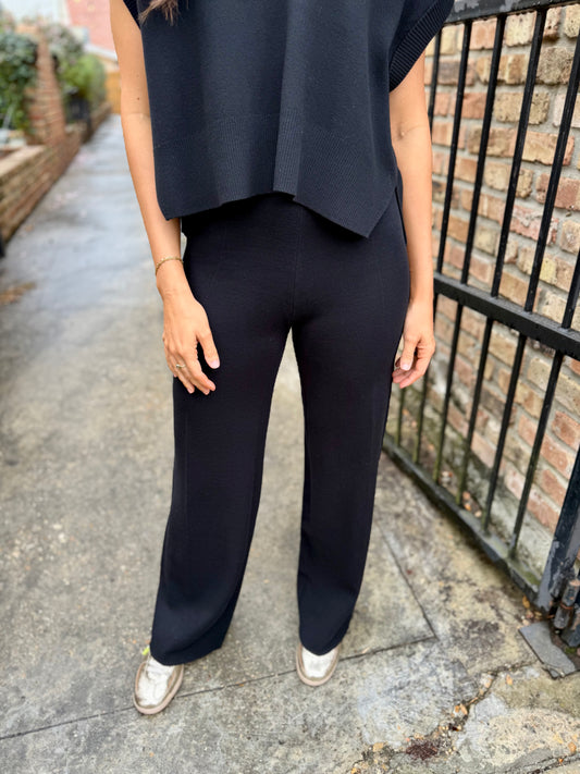 Stacey Knit Pants- Black