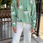 Marsh Mallard Sweater- Green