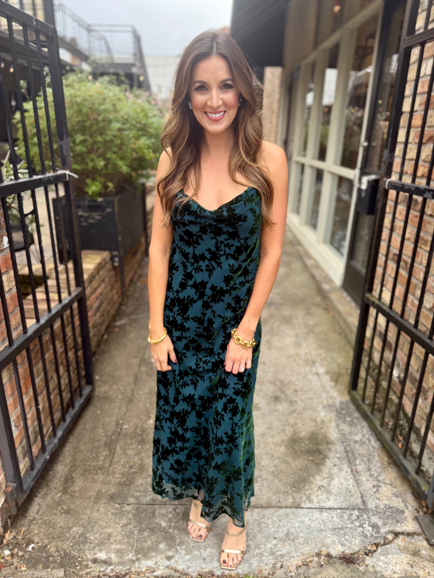 Wisteria Maxi Dress- Teal