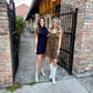 Tiger Print Square Shift Dress