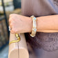Cleo Evening Clutch- Beige