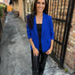 Luna Blazer- Royal Blue