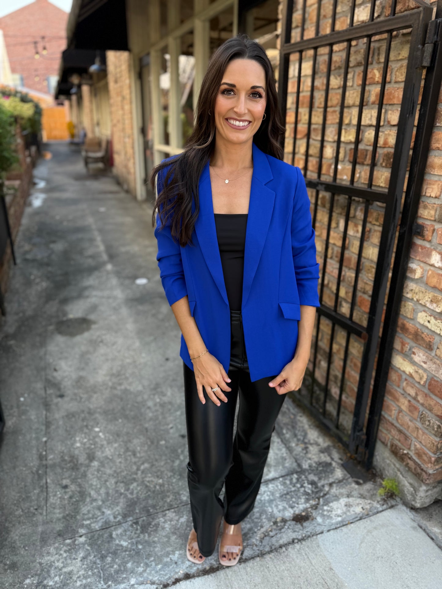 Luna Blazer- Royal Blue