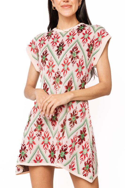Queen Christmas Sweater Dress