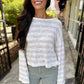Billie Stripe Brushed Crewneck Top