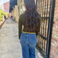 Arwen Cardigan- Dark Olive