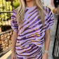 Tiger Sequin Stripe 2 PC SET- Lavender