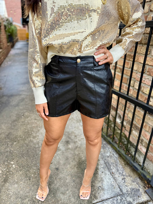 Night of Love Shorts- Black