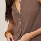 Z Supply Syd Sweater Vest- Pebble Coast