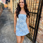 Ingrid Embroidered Denim Dress