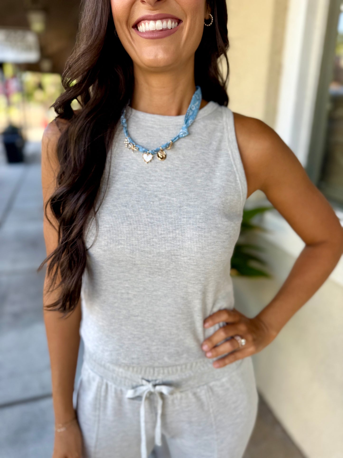 Lulu 2 PC SET- Heather Grey