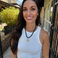 Cord Necklace- Black/Star