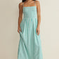 Z Supply Bayside Striped Maxi Dress- Green