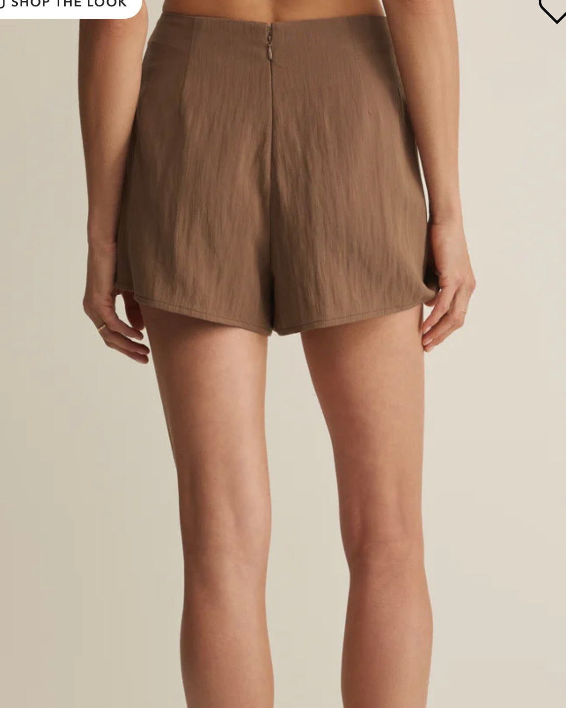 Z Supply Aerial Mini Skort- Palo Santo