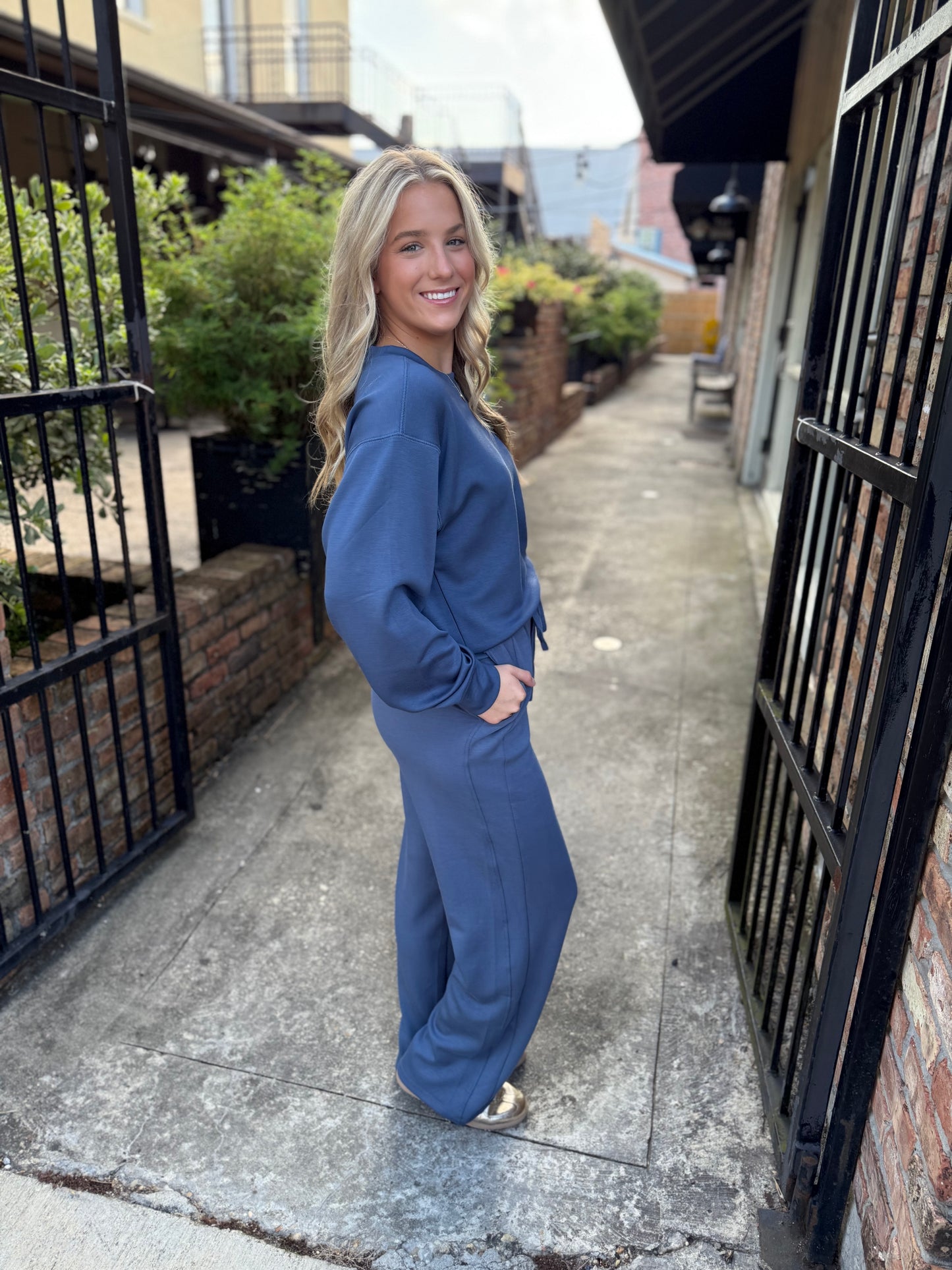 Hudson Sweatpants- Dusty Navy