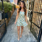 Emily Mini Dress- Tile Jacquard