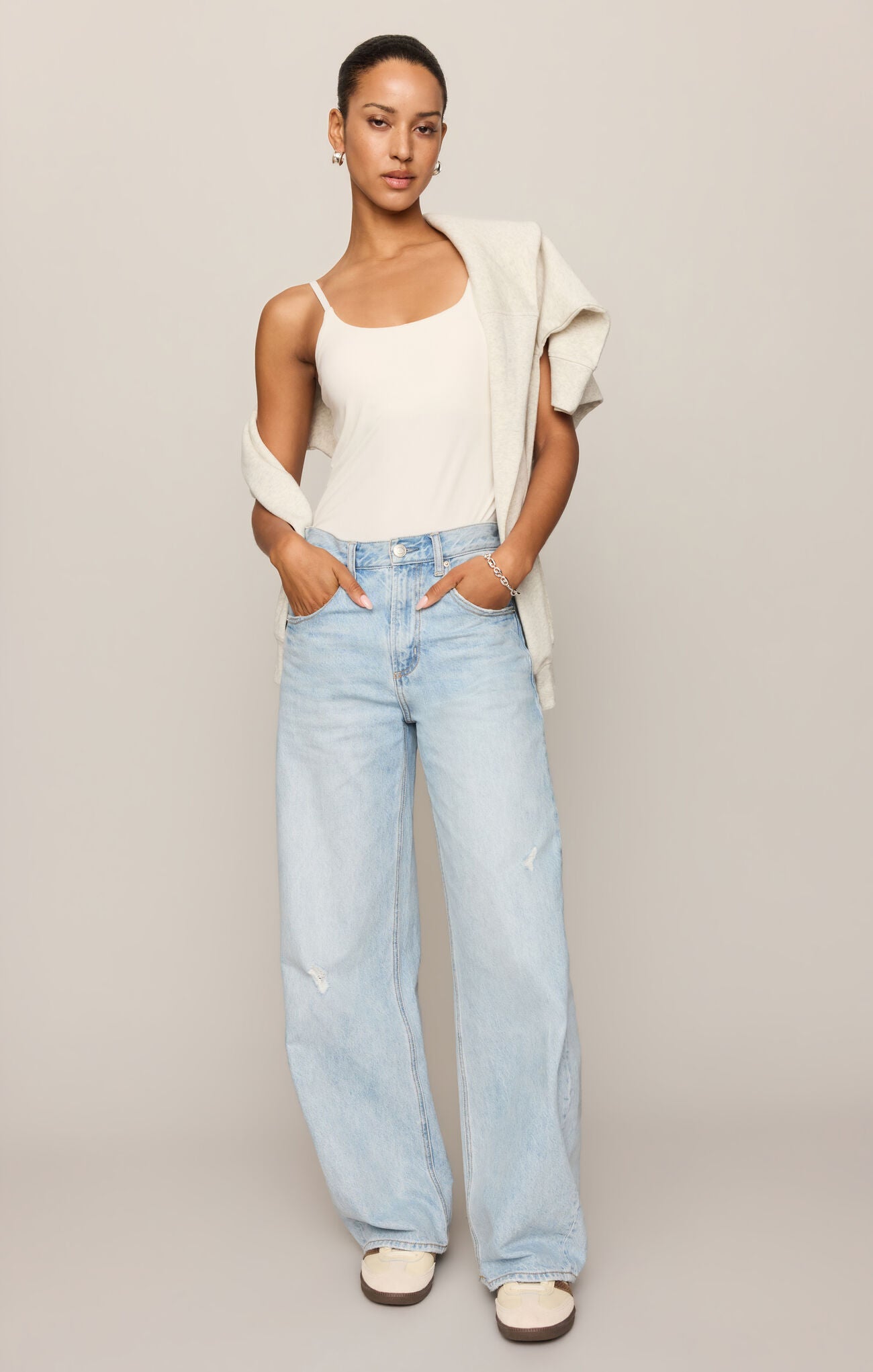Z Supply Second Skin Cami- Cloud