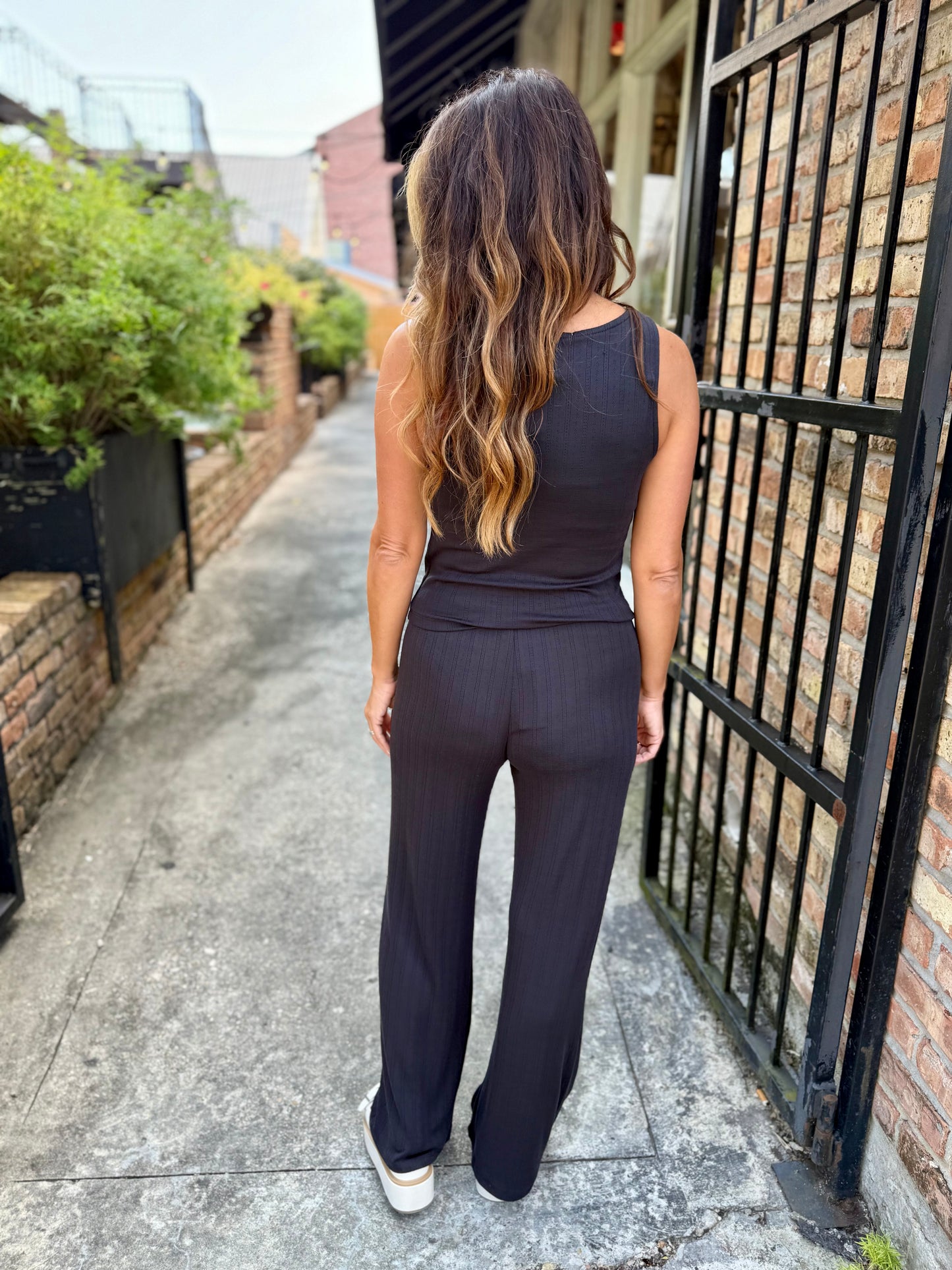 Z Supply Luxe Starry Eyed Pant- Black