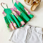 Meaux Denim Mini Skirt- White