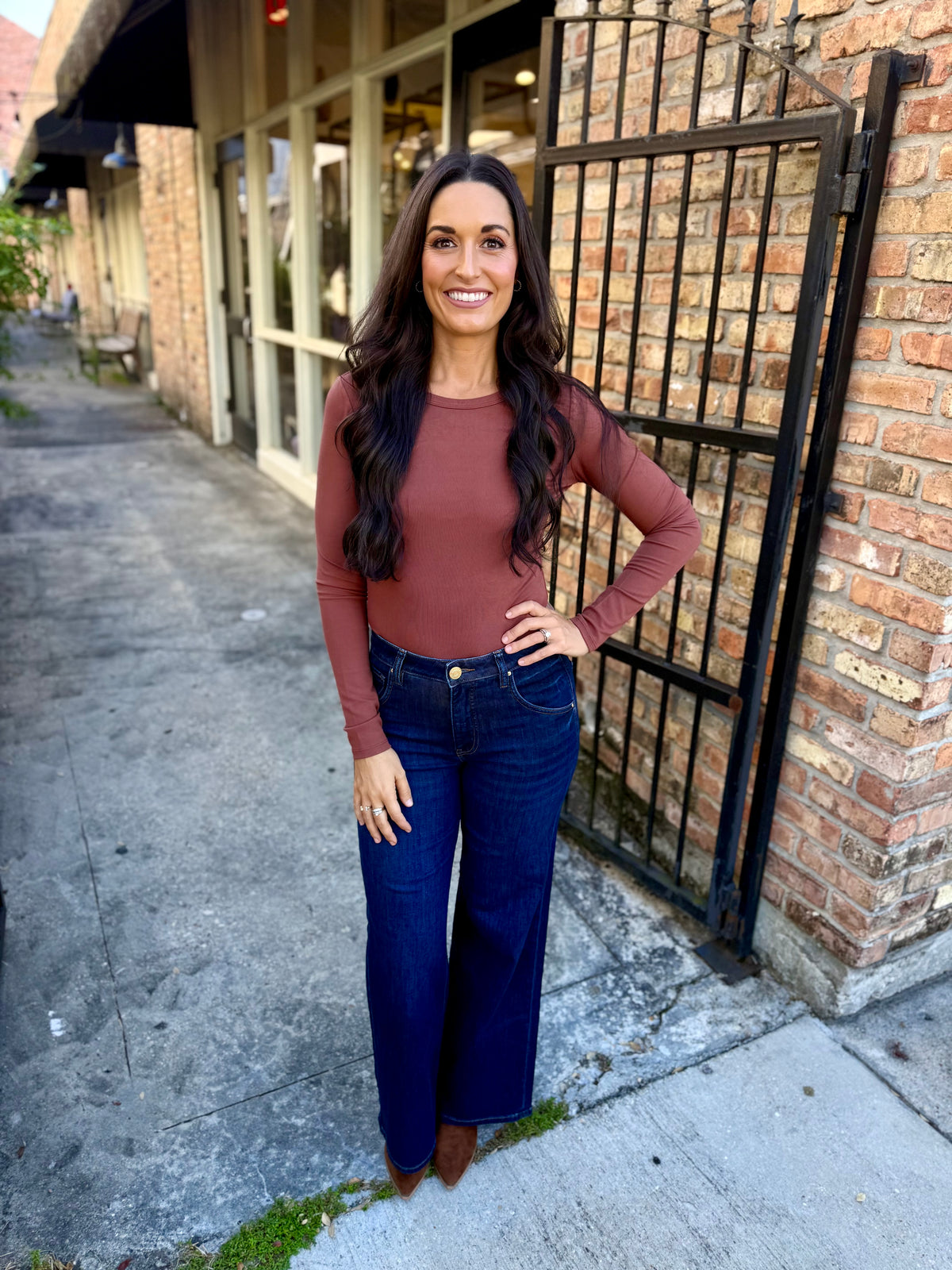 Maya (Angelically) HR Wide Leg Denim