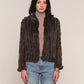 Rosa Fur Jacket- Bittersweet