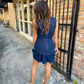 Laurel Denim Ruffle Dress