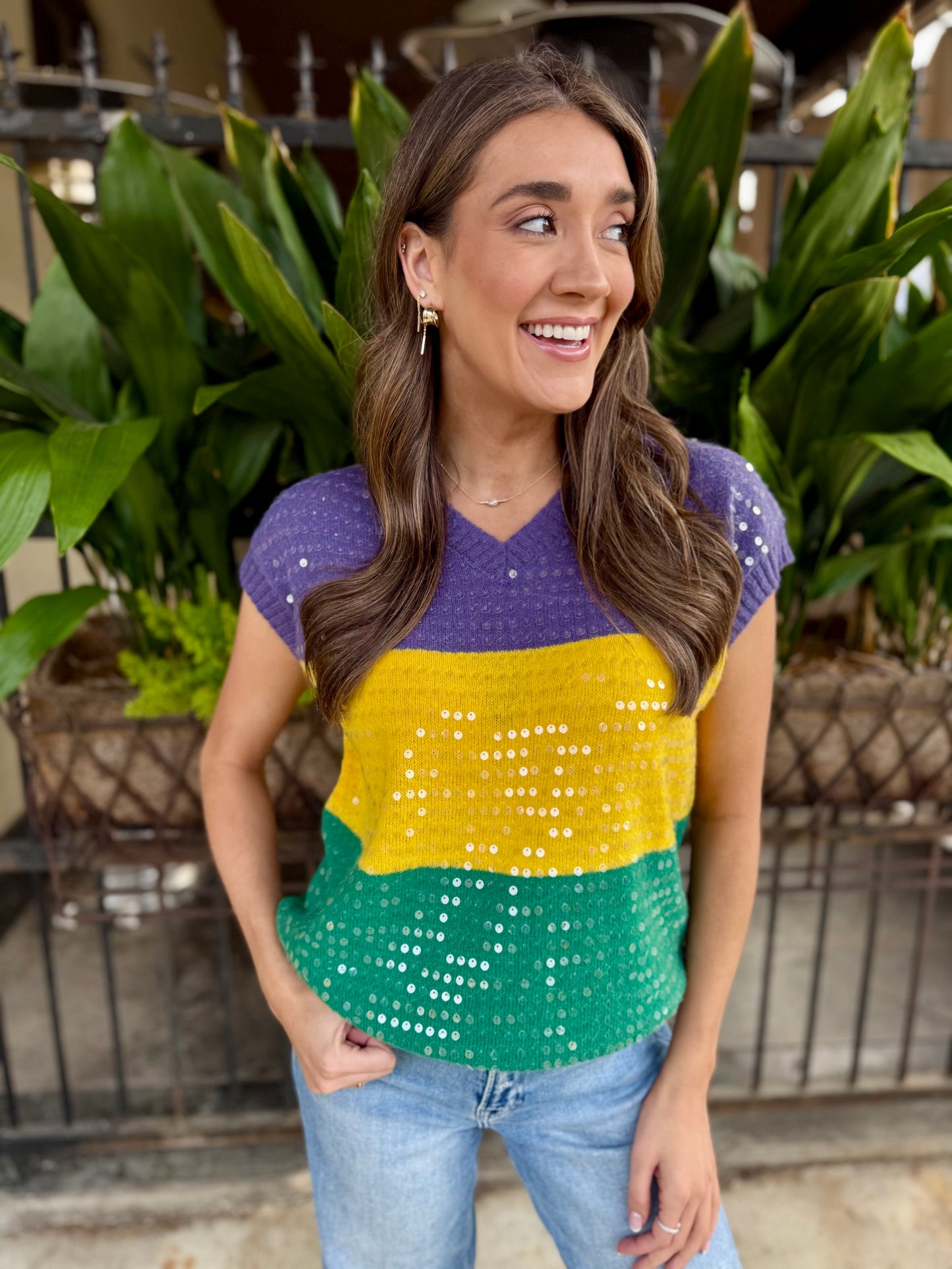 Saint Sequin MG Sweater Vest