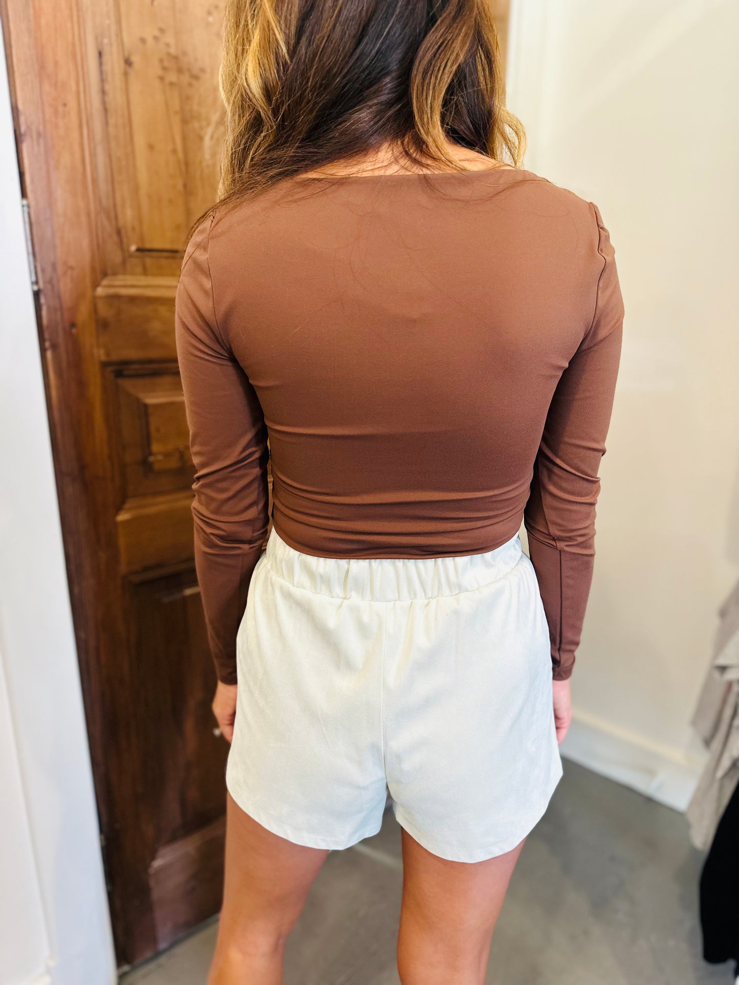 Yura Bodysuit- Chestnut