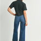 Blakely Slim Wide Leg Denim- Dark Denim