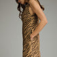 Feral Zebra Dress- Brown