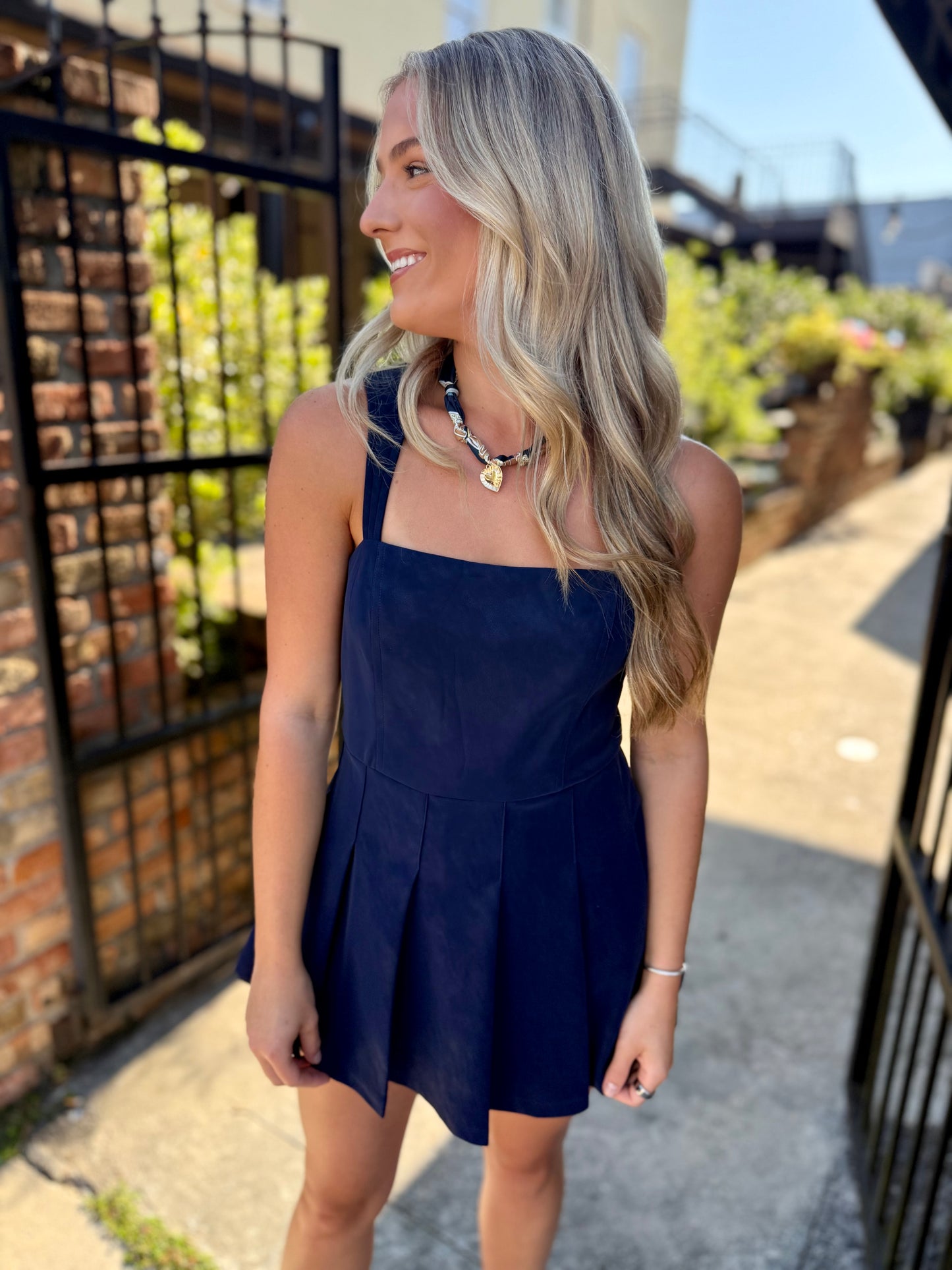 Kylie Romper- Navy
