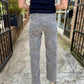 Logan Midrise Dad Denim- Tiger Print