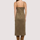 Urban Fall Midi Dress- Olive